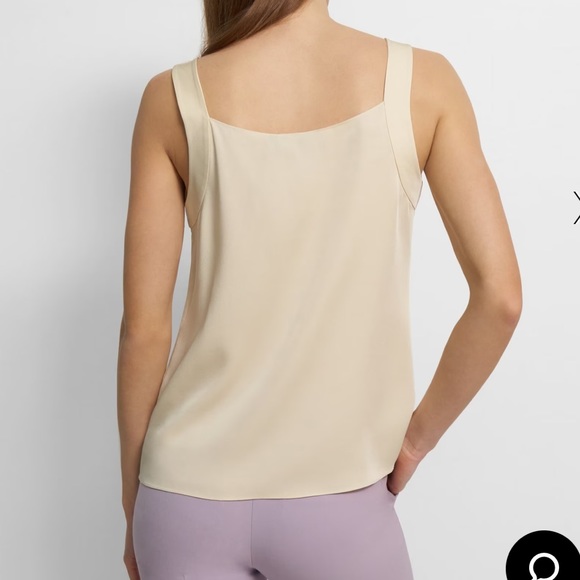NWOT Theory Silk Camisole Cream Size P - Picture 3 of 8